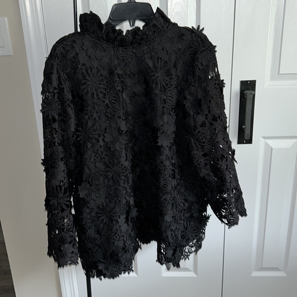 Black Guipure Lace Faye Blouse
TUCKERNUCK - Picture 7 of 14